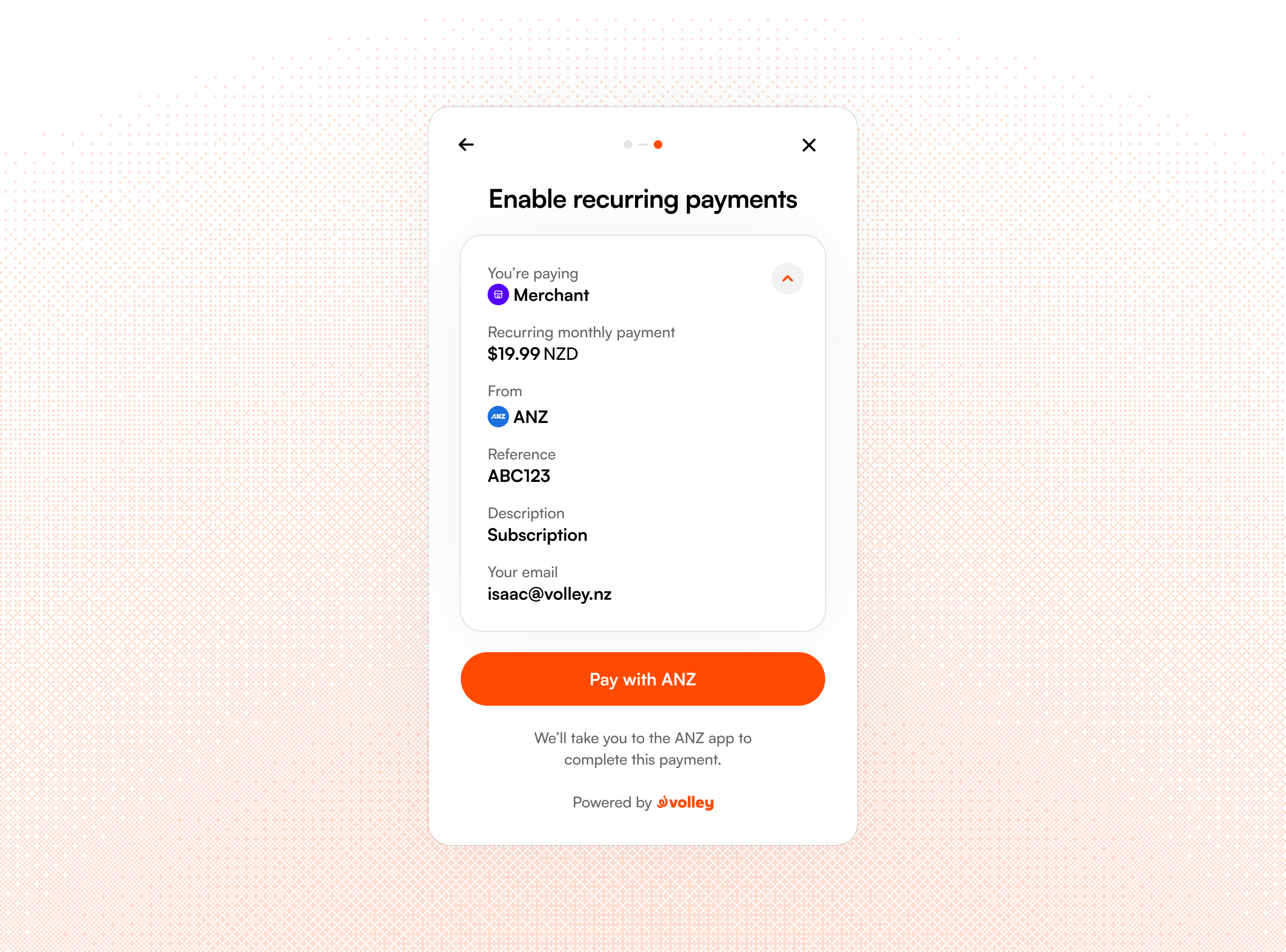 Customer info